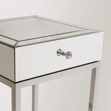 Stolik boczny srebrny  MADISON MD-ST1400S - Cosmo Light