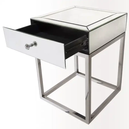 Stolik boczny srebrny  MADISON MD-ST1400S - Cosmo Light
