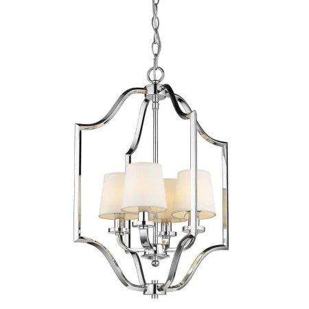Lampa stylowa wisząca NEW YORK P04380CH-WH - Cosmo Light