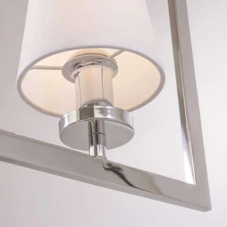 Lampa Hampton wisząca LONDON chrom P01007CH-WH - Cosmo Light