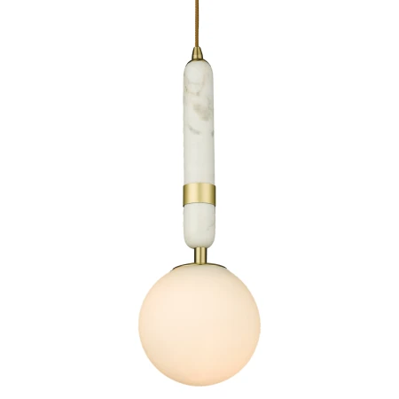 Lampa stylowa wisząca LA SPEZIA mosiądz P01329BR - Cosmo Light