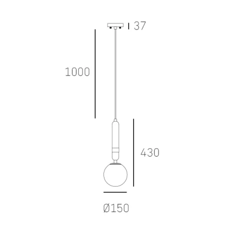 Lampa stylowa wisząca LA SPEZIA biały P01336BK - Cosmo Light