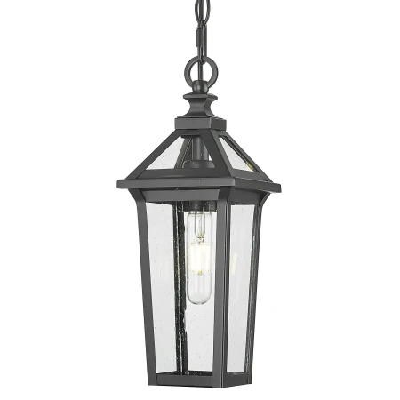 Lampa wisząca zewnętrzna czarna loftowa ZURICH P01623BK - Cosmo Light