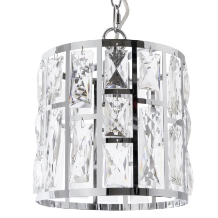 Lampa kryształowa wisząca KIEV II chrom P01841CH - Cosmo Light