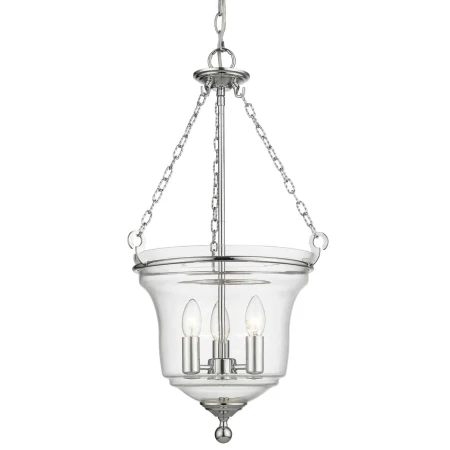 Lampa Hampton wisząca szklana PRAGUE P03950CH - Cosmo Light