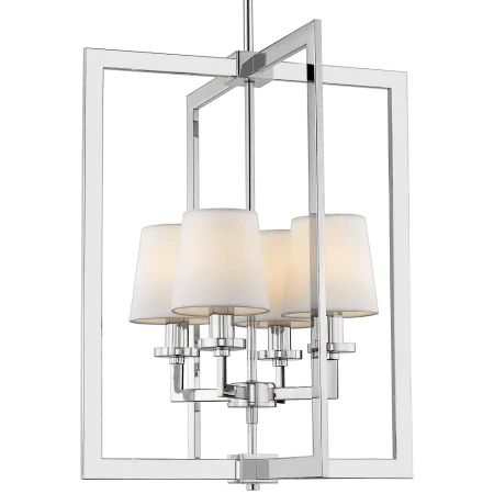 Lampa Hampton wisząca LONDON chrom P04021CH-WH - Cosmo Light