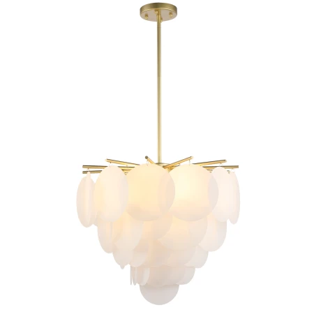 Lampa designerska wisząca TROMSO mosiądz P04094BR - Cosmo Light