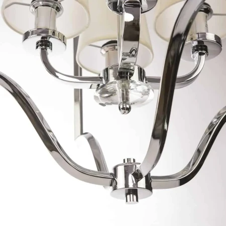 Lampa stylowa wisząca NEW YORK P04380CH-WH - Cosmo Light