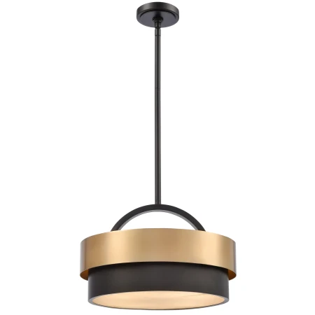 Lampa wisząca mosiądz nowoczesna COBURG P04760BR - Cosmo Light