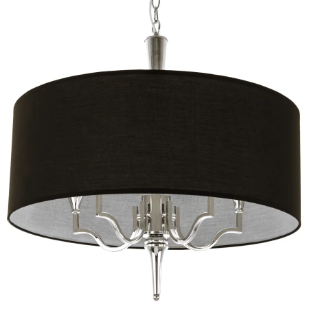 Lampa Hampton wisząca WASHINGTON P05922NI-BK - Cosmo Light