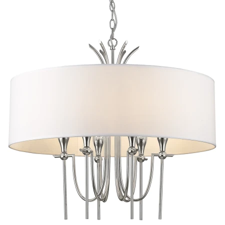 Lampa designerska wisząca LAS VEGAS chrom P06698NI-WH - Cosmo Light