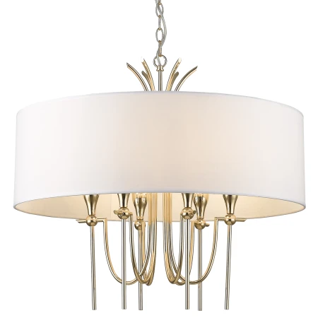 Lampa designerska wisząca LAS VEGAS złoty P06704AU-WH - Cosmo Light