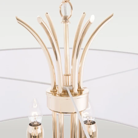 Lampa designerska wisząca LAS VEGAS złoty P06704AU-WH - Cosmo Light