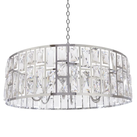 Lampa kryształowa wisząca KIEV II chrom P06865CH - Cosmo Light
