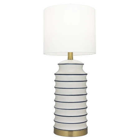 Lampa stołowa COASTAL T01026BR-WH - Cosmo Light
