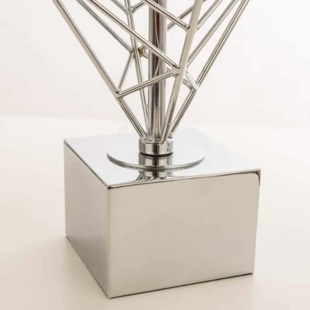 Lampa stołowa nowoczesna czarna CARACAS T01960CH – Cosmo Light