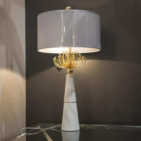 Lampa stołowa designerska CARTAGENA T02004AU – Cosmo Light