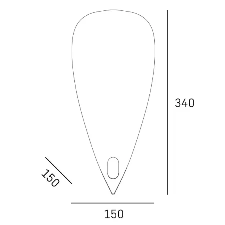 Kinkiet CANNES W01708BR - Cosmo Light