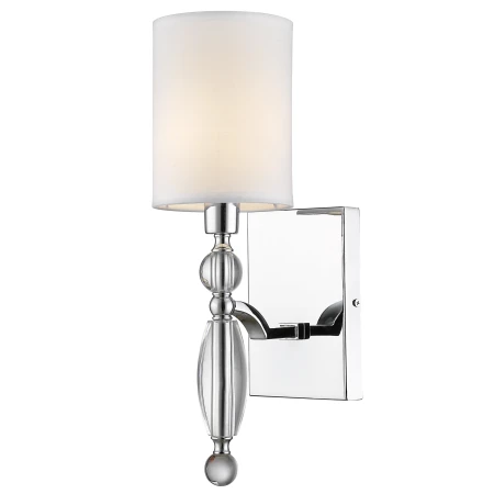 Kinkiet nowoczesny CANCUN chrom W01780CH-WH - Cosmo Light