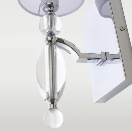 Kinkiet nowoczesny CANCUN chrom W01780CH-WH - Cosmo Light