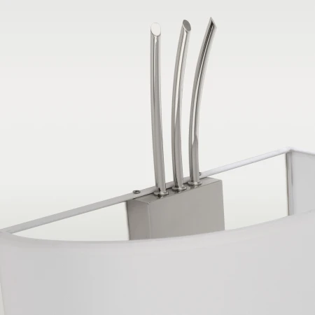 Kinkiet designerski LAS VEGAS biały nikiel W03711NI-WH - Cosmo Light