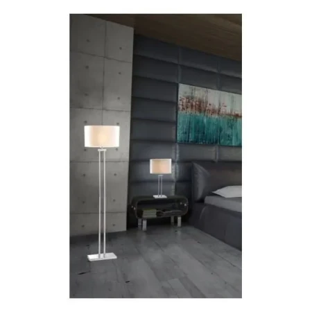 Lampa stołowa nowoczesna biała E27 ATHENS - T01444CH-WH - Cosmo Light
