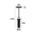 Lampa wisząca loftowa YORK P01284BK - Cosmo Light