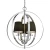 Lampa Hampton wisząca BERLIN P03967CH-BK - Cosmo Light
