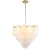 Lampa designerska wisząca TROMSO mosiądz P04094BR - Cosmo Light