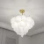 Lampa designerska wisząca TROMSO mosiądz P04094BR - Cosmo Light