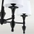 Lampa wisząca czarna AUSTIN P04166BK-WH - Cosmo Light