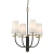 Lampa wisząca BOW czarna P04183BK - Cosmo Light
