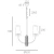 Lampa wisząca żyrandol BOW czarna P04183BK - Cosmo Light