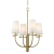 Lampa wisząca BOW mosiądz P04190BR - Cosmo Light