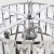 Lampa kryształowa wisząca KYIV  II chrom P04858CH - Cosmo Light