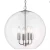 Lampa Hampton wisząca szklana PRAGUE P04974CH - Cosmo Light