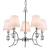 Lampa wisząca LIVERPOOL chrom P05100CH-WH - Cosmo Light