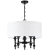 Lampa wisząca czarna AUSTIN P05203BK-WH - Cosmo Light