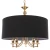 Lampa Hampton wisząca ABU DHABI złota P05896AU-BK - Cosmo Light