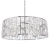 Lampa kryształowa wisząca KIEV II chrom P06865CH - Cosmo Light