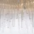 Lampa designerska wisząca kryształowa  REYKJAVIK szampański P07097CP - Cosmo Light
