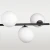 Lampa stylowa wisząca CAPE TOWN czarna P07889BK - Cosmo Light