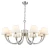 Lampa wisząca ATLANTA nikiel P08810NI-WH - Cosmo Light
