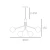 Lampa stylowa wisząca CAPE TOWN czarna P12299BK - Cosmo Light
