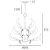 Lampa wisząca CANNES P22791BR - Cosmo Light