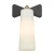 Kinkiet nowoczesny BOW czarny W01169BK - Cosmo Light