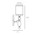 Kinkiet nowoczesny CANCUN chrom W01780CH-WH - Cosmo Light