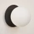 Kinkiet nowoczesny CAPE TOWN czarny W01834BK - Cosmo Light