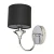 Kinkiet nowoczesny ABU DHABI W01837CH-BK - Cosmo Light