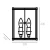 Kinkiet designerski NEW YORK złoty W02312AU - Cosmo Light
